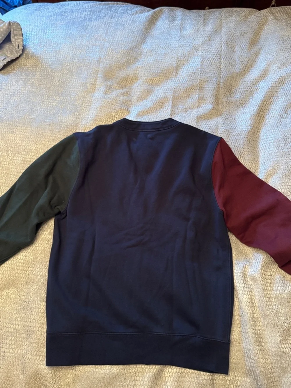 J. Crew Navy Deep V-Neck Cardigan. Medium - Picture 4 of 6
